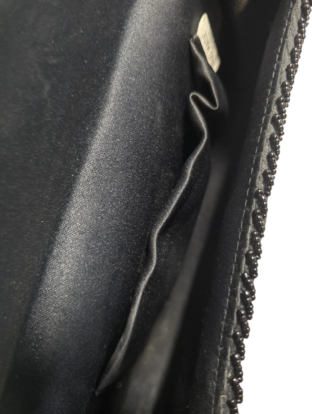 Black Beaded Evening Clutch - Picture 7 of 7